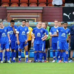 Alan Stubbs and David Weir Oversee Everton Reserves at Firhill Stadium Alan Stubbs and David Weir Oversee Everton Reserves at Firhill Stadium