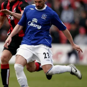 Alessandro Pistone in Action: Everton Football Club (2006-07 Season) Alessandro Pistone in Action: Everton Football Club (2006-07 Season)