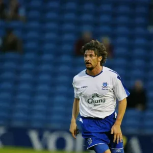 Alessandro Pistone in Action for Everton vs Burnley, Pre-Season Friendly 2004 Alessandro Pistone in Action for Everton vs Burnley, Pre-Season Friendly 2004