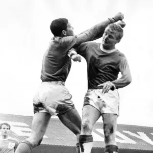 Alex Young Everton in action in August 1964