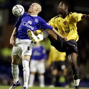 Andy Johnson Print - Everton vs Arsenal Carling Cup Fourth Round Andy Johnson Print - Everton vs Arsenal Carling Cup Fourth Round