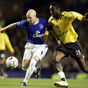 Andy Johnson vs. Johan Djourou: Everton vs. Arsenal Carling Cup Showdown