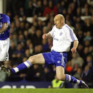 Anichebe vs. Hagen: Everton vs. Zenit St. Petersburg UEFA Cup Battle at Goodison Park, 2007
