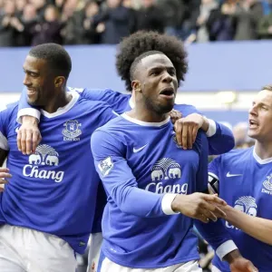 Anichebe's Brace: Everton Takes 2-0 Lead Over Queens Park Rangers (April 13, 2013)
