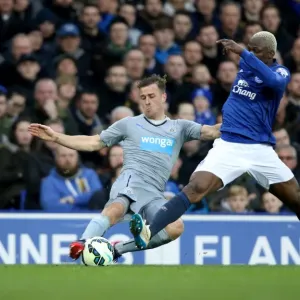 Arouna Kone vs Ryan Taylor Print - Goodison Park Incident