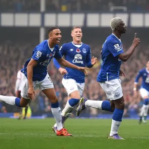Arouna Kone's Brace: Everton's Victory Moment Against Sunderland at Goodison Park Arouna Kone's Brace: Everton's Victory Moment Against Sunderland at Goodison Park