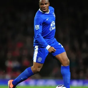 Arsenal vs. Everton Rivalry: A Scoreless Battle at Emirates (16-04-2013) - Victor Anichebe, Everton Arsenal vs. Everton Rivalry: A Scoreless Battle at Emirates (16-04-2013) - Victor Anichebe, Everton