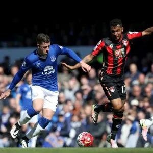 Barkley vs. King: Intense Battle at Goodison Park - Everton vs. AFC Bournemouth, Barclays Premier League Barkley vs. King: Intense Battle at Goodison Park - Everton vs. AFC Bournemouth, Barclays Premier League
