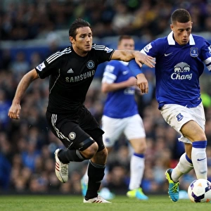 Barkley vs. Lampard: Everton's Young Star Clashes with Chelsea Veteran at Goodison Park (14-09-2013)