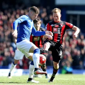 Barkley vs Ritchie: Intense Battle at Goodison Park - Everton vs AFC Bournemouth, Barclays Premier League Barkley vs Ritchie: Intense Battle at Goodison Park - Everton vs AFC Bournemouth, Barclays Premier League
