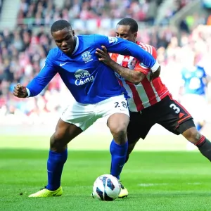 Battle for the Ball: Anichebe vs. Rose - Premier League Rivalry at Stadium of Light (April 2013) Battle for the Ball: Anichebe vs. Rose - Premier League Rivalry at Stadium of Light (April 2013)