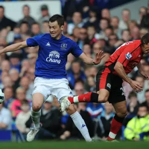 Battle for the Ball: Bilyaletdinov vs. Salgado - Everton vs. Blackburn Rovers, Premier League (16 April 2011, Goodison Park) Battle for the Ball: Bilyaletdinov vs. Salgado - Everton vs. Blackburn Rovers, Premier League (16 April 2011, Goodison Park)