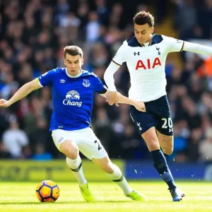 Battle for the Ball: Coleman vs. Alli in Premier League Showdown - Tottenham Hotspur vs. Everton (White Hart Lane) Battle for the Ball: Coleman vs. Alli in Premier League Showdown - Tottenham Hotspur vs. Everton (White Hart Lane)