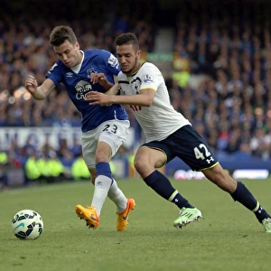Battle for the Ball: Coleman vs. Bentaleb - Everton vs. Tottenham Football Rivalry