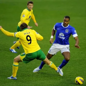 Battle for the Ball: Everton vs. Norwich City Rivalry at Goodison Park Battle for the Ball: Everton vs. Norwich City Rivalry at Goodison Park