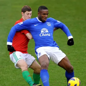 Premier League Photographic Print Collection: Everton 0 v Swansea City 0 : Goodison Park : 12-01-2013