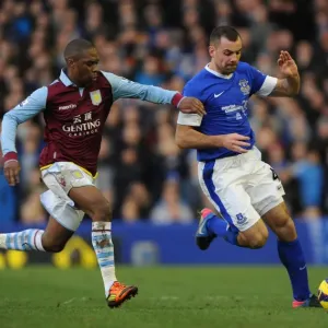 Battle for the Ball: Gibson vs. Zogbia - Everton vs. Aston Villa's Thrilling 3-3 Encounter at Goodison Park Battle for the Ball: Gibson vs. Zogbia - Everton vs. Aston Villa's Thrilling 3-3 Encounter at Goodison Park