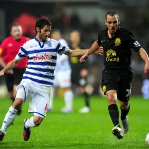 Battle for the Ball: Granero vs. Osman - Queens Park Rangers vs. Everton, Premier League 2012 Battle for the Ball: Granero vs. Osman - Queens Park Rangers vs. Everton, Premier League 2012