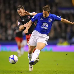 Battle for the Ball: Jagielka vs. Hunt - Everton's FA Cup Fifth Round Clash (01 March 2011) Battle for the Ball: Jagielka vs. Hunt - Everton's FA Cup Fifth Round Clash (01 March 2011)