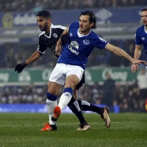 Battle for the Ball: Leighton Baines vs. Riyad Mahrez - Everton vs. Leicester City Battle for the Ball: Leighton Baines vs. Riyad Mahrez - Everton vs. Leicester City