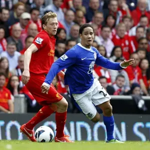 Battle for the Ball: Leiva vs. Pienaar - Liverpool vs. Everton Rivalry, Barclays Premier League, Anfield (05-05-2013) Battle for the Ball: Leiva vs. Pienaar - Liverpool vs. Everton Rivalry, Barclays Premier League, Anfield (05-05-2013)