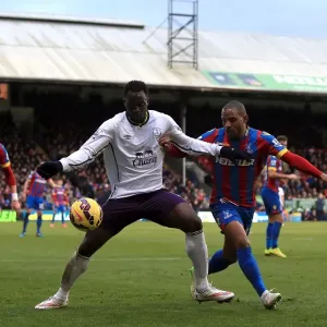 Battle for the Ball: Lukaku vs. Puncheon - Premier League Showdown Battle for the Ball: Lukaku vs. Puncheon - Premier League Showdown