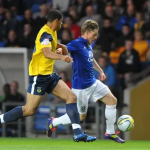 Battle for the Ball: McAleny vs. James - Oxford United vs. Everton (2011) Battle for the Ball: McAleny vs. James - Oxford United vs. Everton (2011)