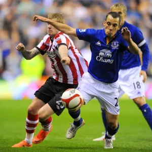 Battle for the Ball: McClean vs. Osman - FA Cup Sixth Round Replay: Sunderland vs. Everton (Stadium of Light, 27 March 2012) Battle for the Ball: McClean vs. Osman - FA Cup Sixth Round Replay: Sunderland vs. Everton (Stadium of Light, 27 March 2012)