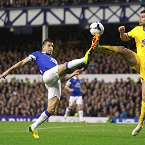 Battle for the Ball: Mirallas vs. Dann - Crystal Palace's Victory over Everton (16-04-2014, Goodison Park)