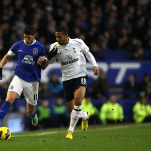 Premier League Framed Print Collection: Everton 2 v Tottenham Hotspur 1 : Goodison Park : 09-12-2012