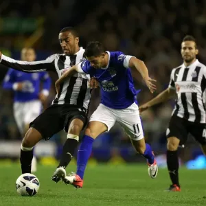 Battle for the Ball: Mirallas vs Perch - Everton vs Newcastle United, Premier League Rivalry (17-09-2012) Battle for the Ball: Mirallas vs Perch - Everton vs Newcastle United, Premier League Rivalry (17-09-2012)