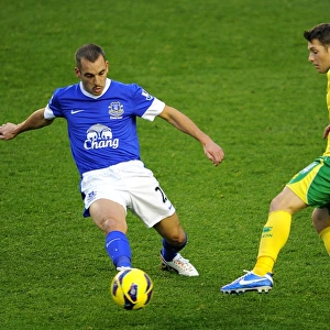 Battle for the Ball: Osman vs Hoolahan - Everton vs Norwich City Rivalry (1-1)