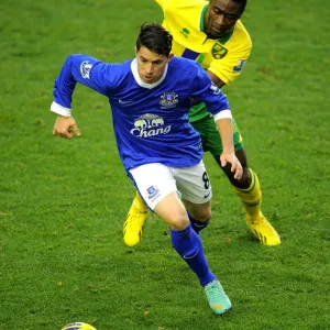 Battle for the Ball: Oviedo vs. Tettey - Everton vs. Norwich City Rivalry (Barclays Premier League, Goodison Park, 24-11-2012) Battle for the Ball: Oviedo vs. Tettey - Everton vs. Norwich City Rivalry (Barclays Premier League, Goodison Park, 24-11-2012)
