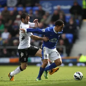 Battle for the Ball: Pienaar vs. Karagounis - Everton's Supremacy over Fulham (27-04-2013) Battle for the Ball: Pienaar vs. Karagounis - Everton's Supremacy over Fulham (27-04-2013)