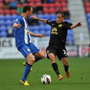 Battle for the Ball: Pienaar vs. Ramis - Everton vs. Wigan Athletic (2-2) Battle for the Ball: Pienaar vs. Ramis - Everton vs. Wigan Athletic (2-2)