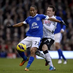 Battle for the Ball: Pienaar vs. Riether - Fulham vs. Everton, Premier League (3-11-2012) Battle for the Ball: Pienaar vs. Riether - Fulham vs. Everton, Premier League (3-11-2012)