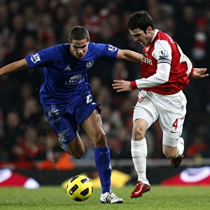 Battle for the Ball: Rodwell vs. Fabregas - Arsenal vs. Everton, Premier League Rivalry (February 2011)