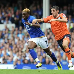 Battle for the Ball: Saha vs. Orr - Everton vs. Queens Park Rangers, Premier League (2011) Battle for the Ball: Saha vs. Orr - Everton vs. Queens Park Rangers, Premier League (2011)