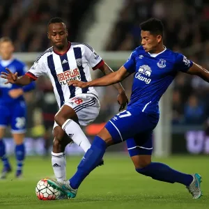 Battle for the Ball: Saido Berahino vs. Tyias Browning - Premier League Clash Battle for the Ball: Saido Berahino vs. Tyias Browning - Premier League Clash
