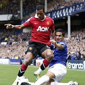 Battle for the Ball: Tim Cahill vs Nani - Everton vs Manchester United (September 11, 2010, Goodison Park)