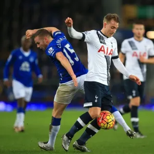 Tom Cleverley vs. Christian Eriksen Print Tom Cleverley vs. Christian Eriksen Print