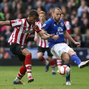 Battle for the FA Cup: Heitinga vs Campbell - Everton vs Sunderland (Round 6, Goodison Park, 17 March 2012) Battle for the FA Cup: Heitinga vs Campbell - Everton vs Sunderland (Round 6, Goodison Park, 17 March 2012)