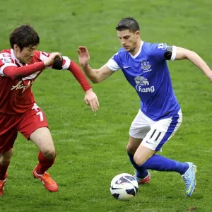 Battle at Goodison Park: Mirallas vs. Park Ji-Sung