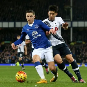 Goodison Park Print: Muhamed Besic vs. Son Heung-Min Premier League Action Goodison Park Print: Muhamed Besic vs. Son Heung-Min Premier League Action