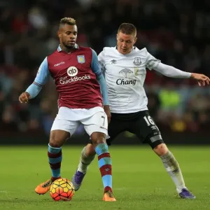 Battle for Supremacy: McCarthy vs. Bacuna in the Barclays Premier League Clash between Aston Villa and Everton at Villa Park Battle for Supremacy: McCarthy vs. Bacuna in the Barclays Premier League Clash between Aston Villa and Everton at Villa Park