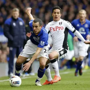 A Battle for Supremacy: Osman vs. Frei - Everton vs. Fulham Rivalry (Barclays Premier League, Goodison Park, 28 April 2012) A Battle for Supremacy: Osman vs. Frei - Everton vs. Fulham Rivalry (Barclays Premier League, Goodison Park, 28 April 2012)