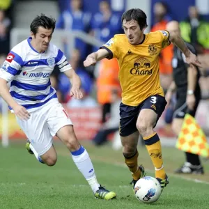 Battling for the Ball: Joey Barton vs. Leighton Baines - Everton vs. Queens Park Rangers, Barclays Premier League (03 March 2012, Loftus Road) Battling for the Ball: Joey Barton vs. Leighton Baines - Everton vs. Queens Park Rangers, Barclays Premier League (03 March 2012, Loftus Road)