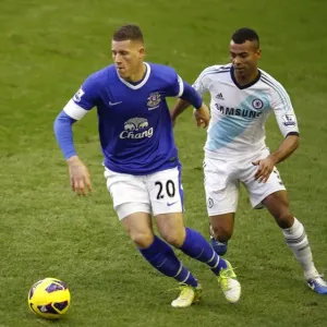 Battling for the Ball: Ross Barkley vs. Ashley Cole - Everton vs. Chelsea Rivalry