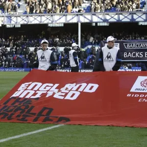 Back the Bid: Everton FC Fans Unveil Massive Support Banner vs. West Bromwich Albion at Goodison Park (BPL, 27 November 2010) Back the Bid: Everton FC Fans Unveil Massive Support Banner vs. West Bromwich Albion at Goodison Park (BPL, 27 November 2010)