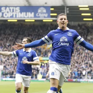 Print of Ross Barkley's Goal in Everton vs Manchester City Print of Ross Barkley's Goal in Everton vs Manchester City